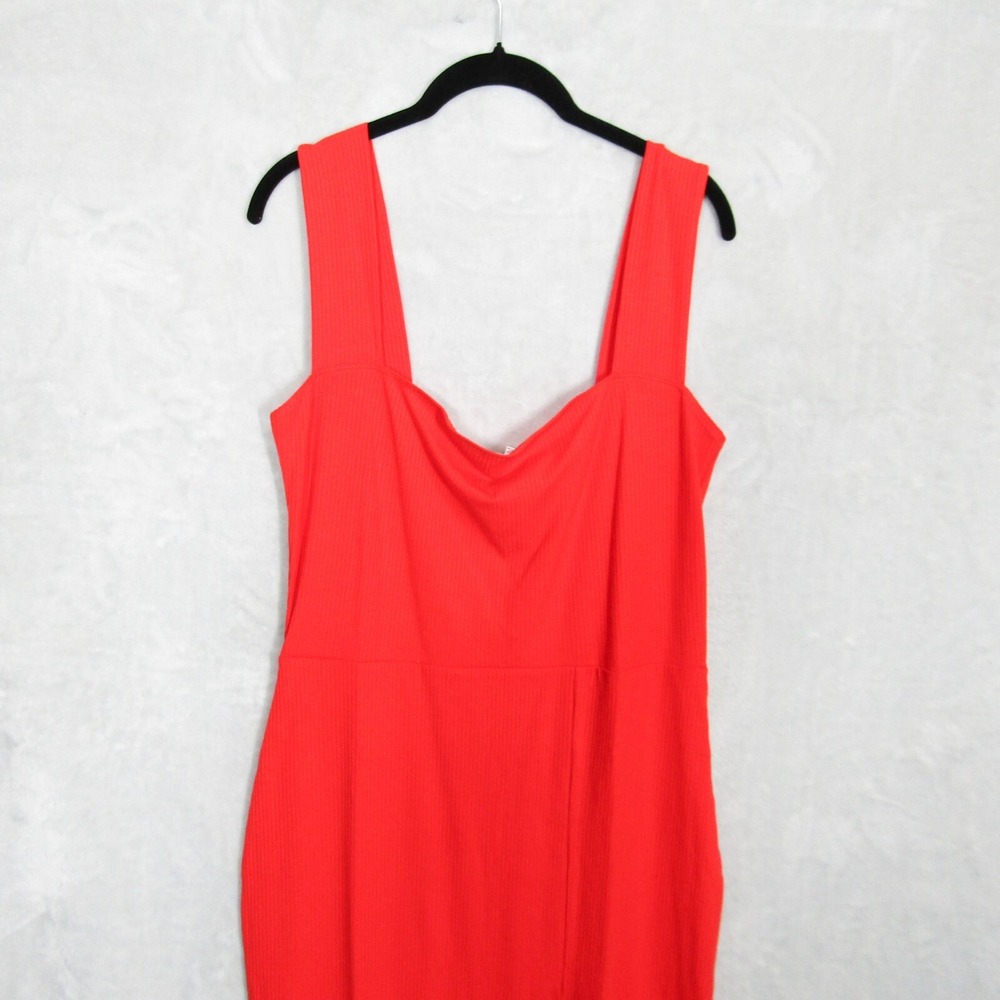 Reformation Dress Womens XL Cassi Knit Tomato Sleeveless Red New NWT - Picture 4 of 12